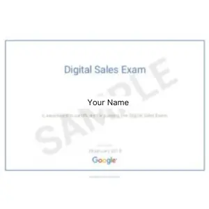 Advanced Digital Marketing Course In Faridabad 103 Digital Sales Exam Certificate