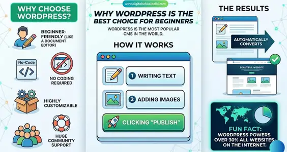Why WordPress is the Best Choice for Beginners